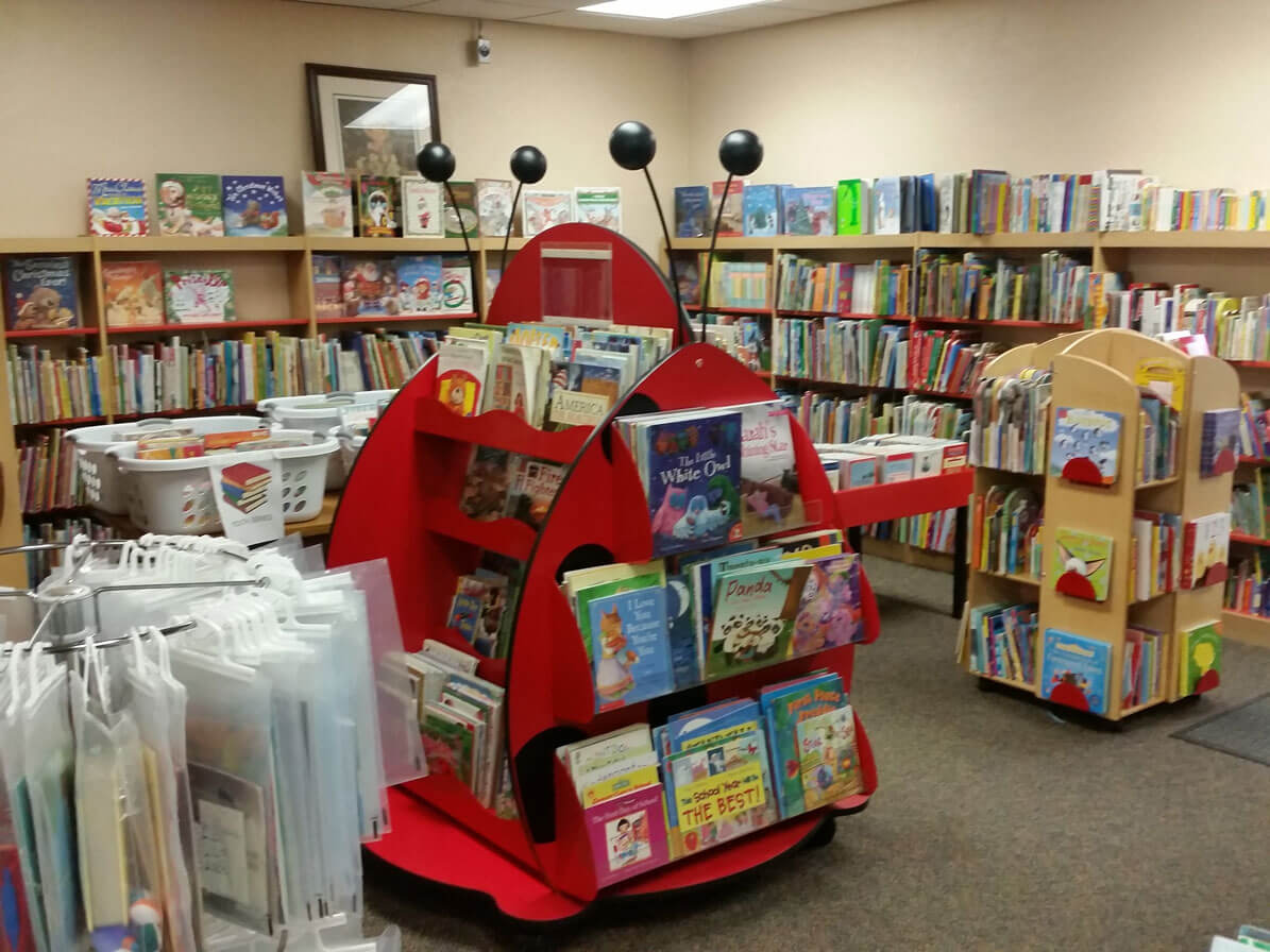 Interior view of children's section of Hyde County Library